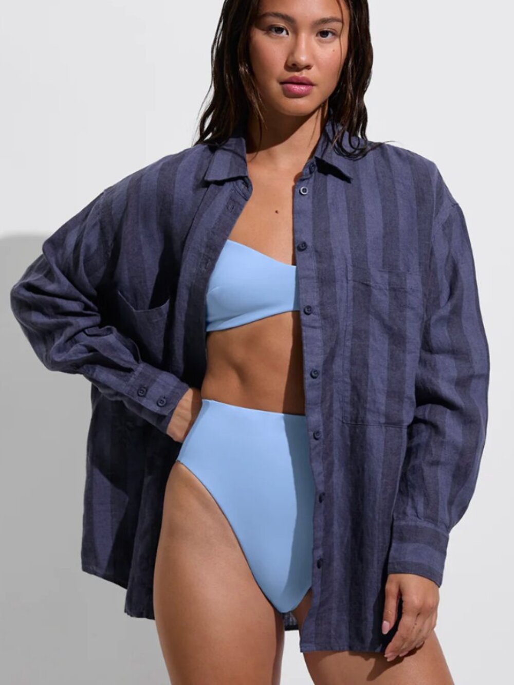Left on Friday Getaway Button Down in S/M